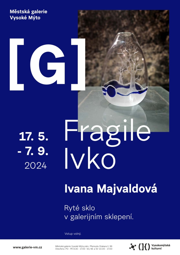 Výstava rytého skla Ivany Majvaldové